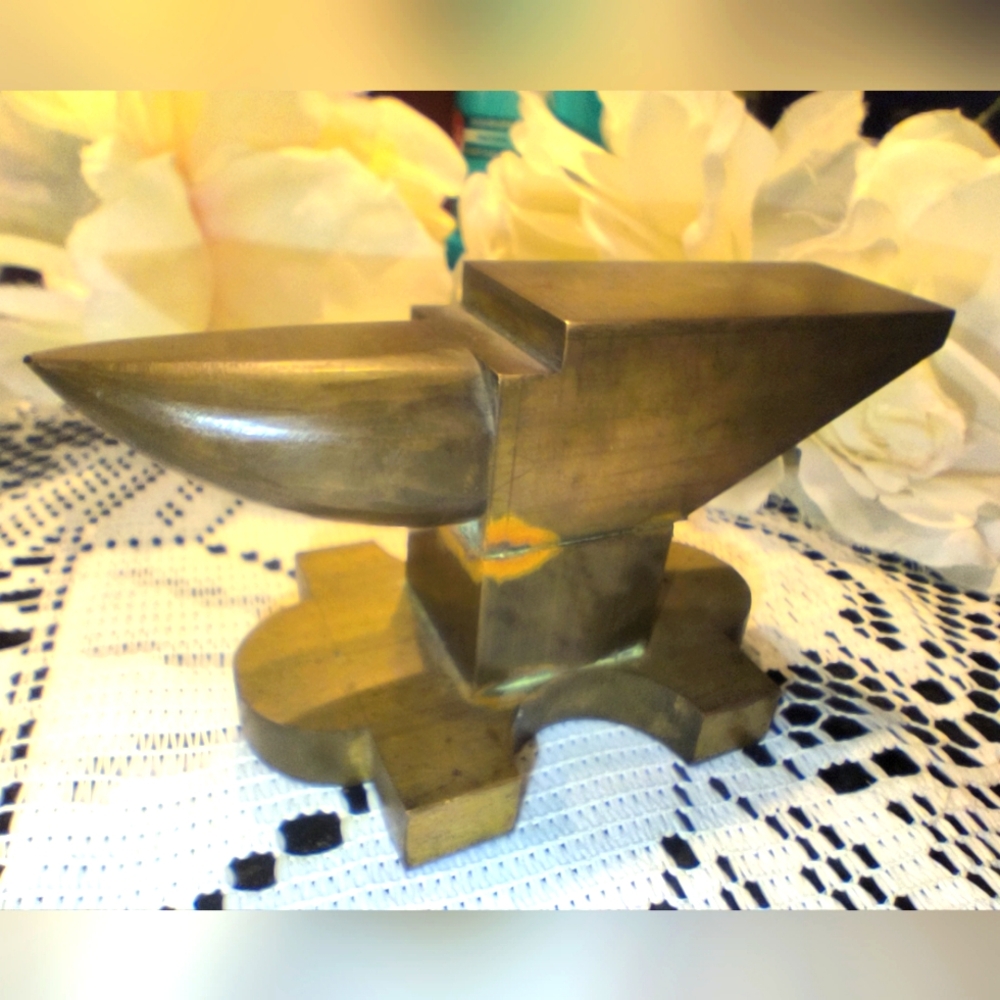 Vintage Brass Anvil